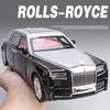 1/18 Rolls Royce Phantom Alloy Luxy Car Model Diecasts Metal Vehicles Collect Simulated Decorations Sound & Light Gifts for Kids