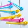 5 Pcs/lot Silica Gel Cable Ties Releasable 210mm Length Self-locking Cable Zip Ties All-purpose Multi-use Bag Clip