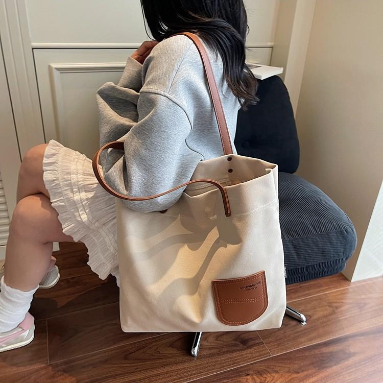 Canvas Women's Tote - Large Capacity, Versatile Casual Shoulder Handbag