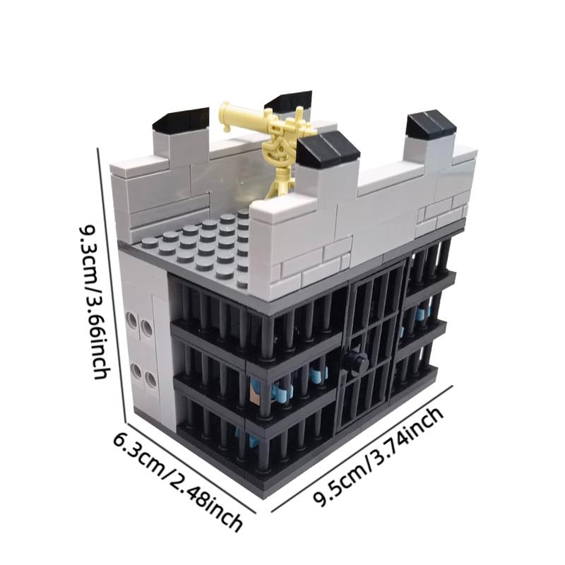 MOC Militär-Bausteine, WW2-Technikwände, Waffenbausteine, Konstruktionsspielzeug für Jungen ab 3-6 Jahren, Geburtstagsgeschenk