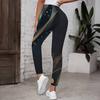 Women Plus Size High Waist Colorful Print Full Length Yoga Leggings