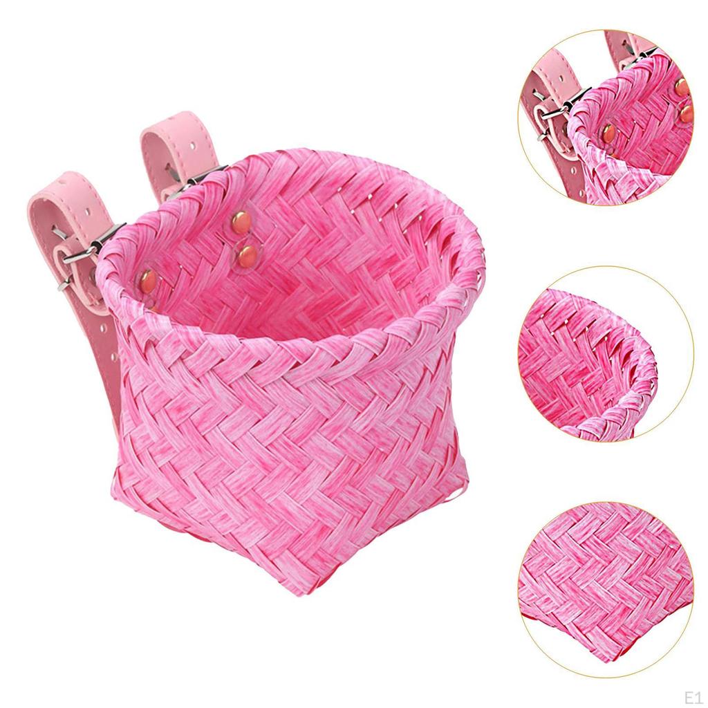 Children's Bicycle Basket, Front Storage Solution, Easy to Attach Gift for Kids
