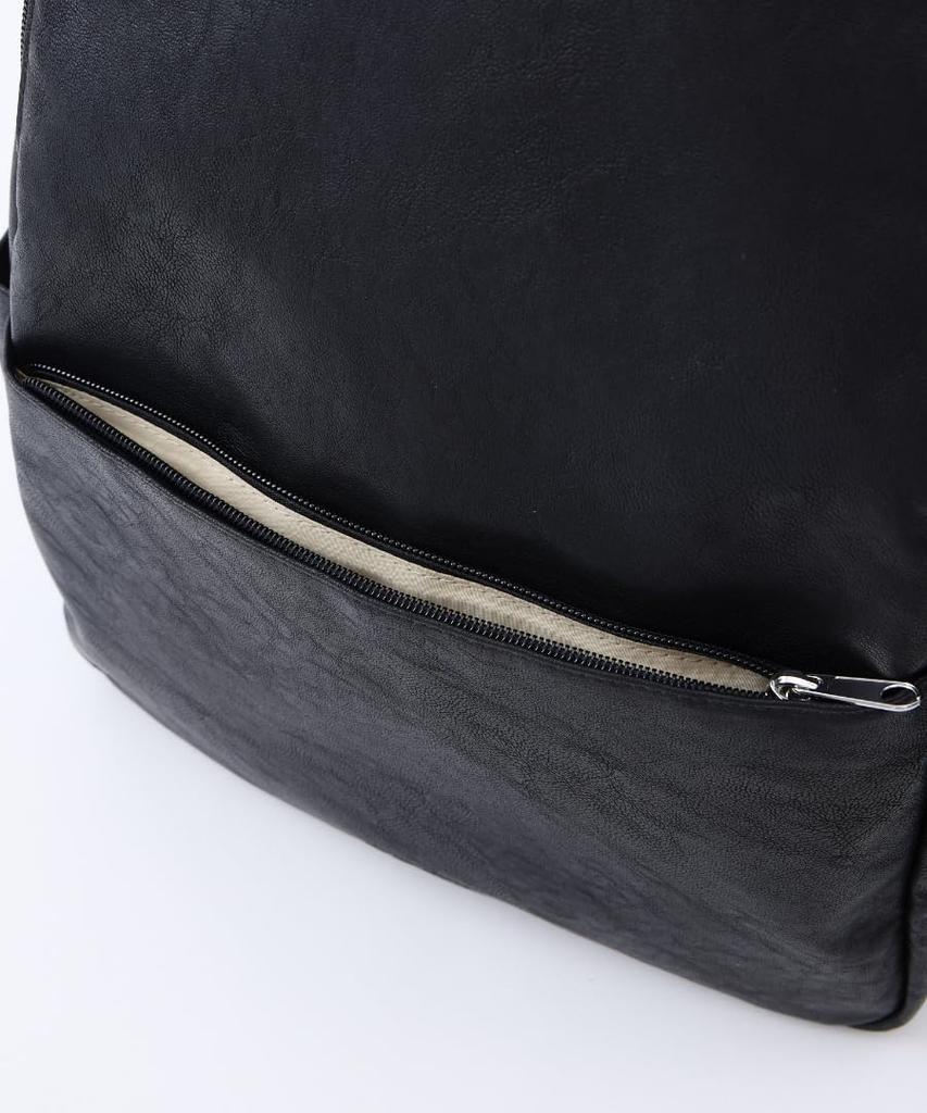 Washable PU Backpack A4 Washable Bottle Pocket