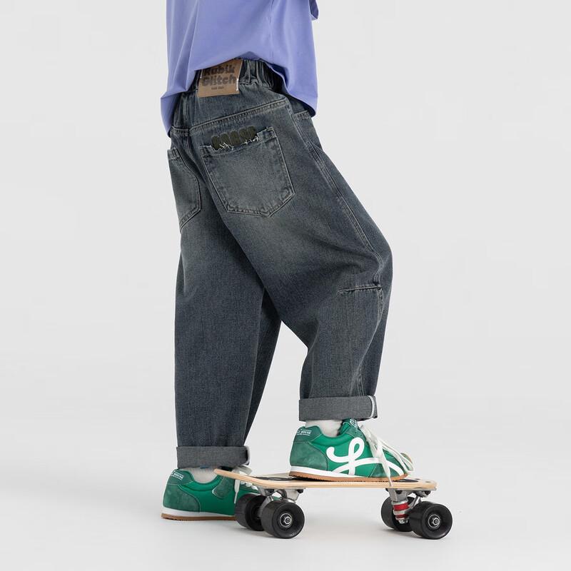 Boys' Casual Straight-Leg Denim Jeans