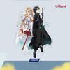 Anime Game Merchandise Sword Art Online Acrylic Stand Figures Kirito Asuna Sinon