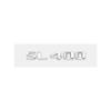 for mercedes benz SL class refit rear boot displacement number trunk label decal SL55 SL400 SL500 SL550 letter logo car stickers