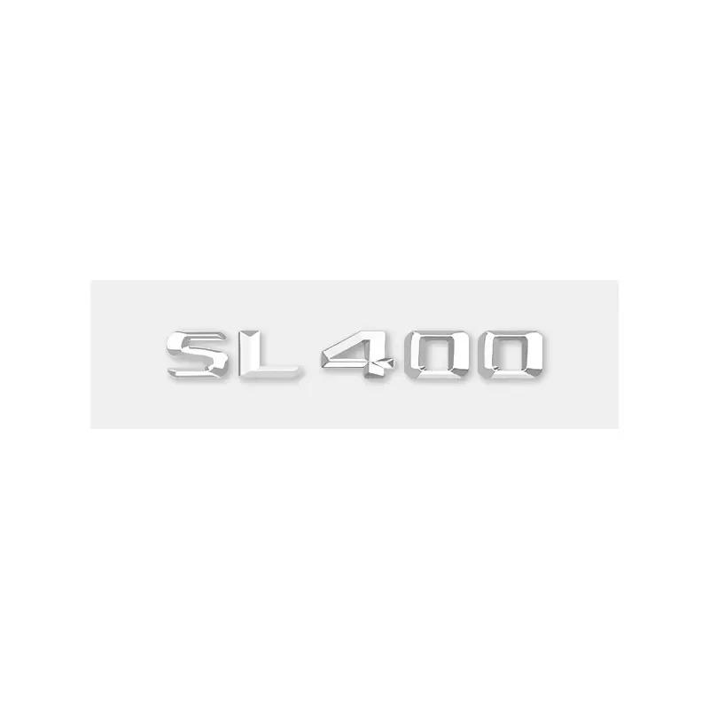for mercedes benz SL class refit rear boot displacement number trunk label decal SL55 SL400 SL500 SL550 letter logo car stickers