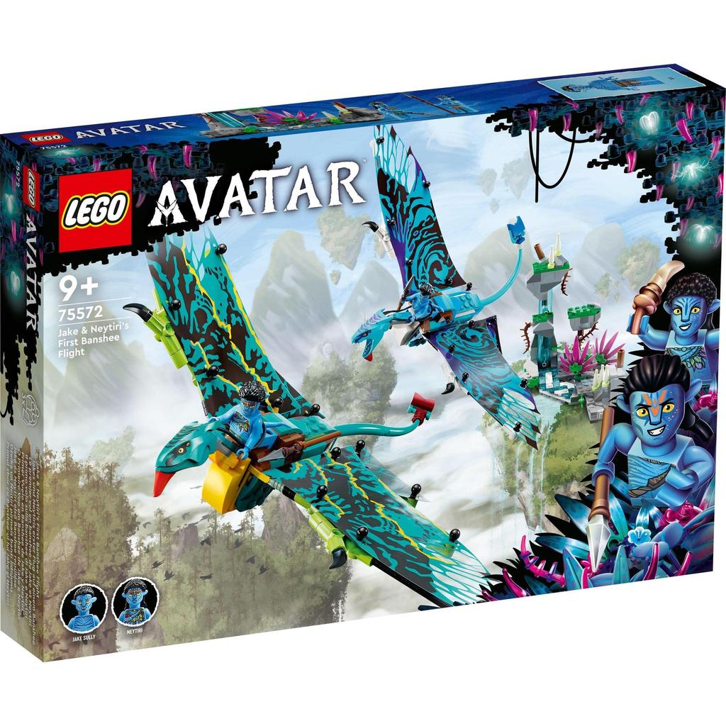 LEGO Avatar: Jake and Neytiri's First Flight of the Banshee 75572, a Fantastic Movie Gift for Boys and Girls Ages 9 and Up.