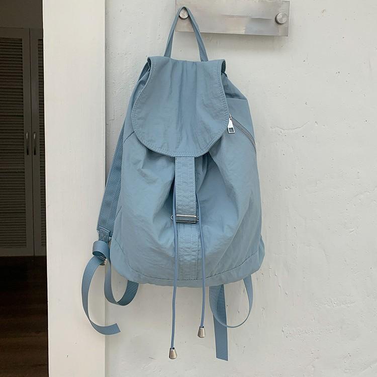 Backpack Simple Niche Design Commuter Fashion Nylon Canvas Personality Popular Large Capacity Travel Backpack Tide