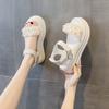 Sandals Fairy Fairy Wind 2025 New Summer Platform Muffin Roman Heightening Pearl Velcro Sports Beach Shoes