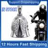 Riding Bell Angel Guardian Biker Riding Bell Portable Motorcycle Accessories For Biker Riders Motorcycle Bicycle Charm