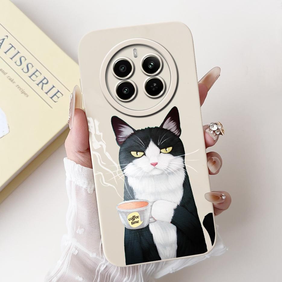 For Realme 12 Pro Plus Case RMX3840 Luxury Candy Painted Cover Soft TPU Phone Case For Realme 12 Plus Realme12 Pro + Fundas Capa