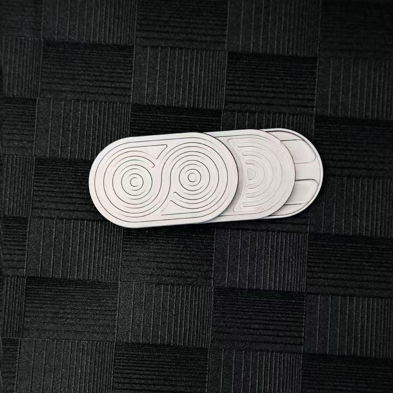 Rhythm Master Stainless Steel Card Pusher  Fidget Magnetic Push Card Office Stress Relief Toys For Adult Gift