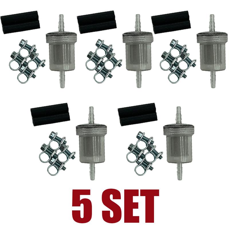 1/2/5er Set Diesel Inline Öl Kraftstofffilter & Verbindungsschlauch & Clip Für Webasto Eberspacher Auto LKW Luft Diesel Standheizung