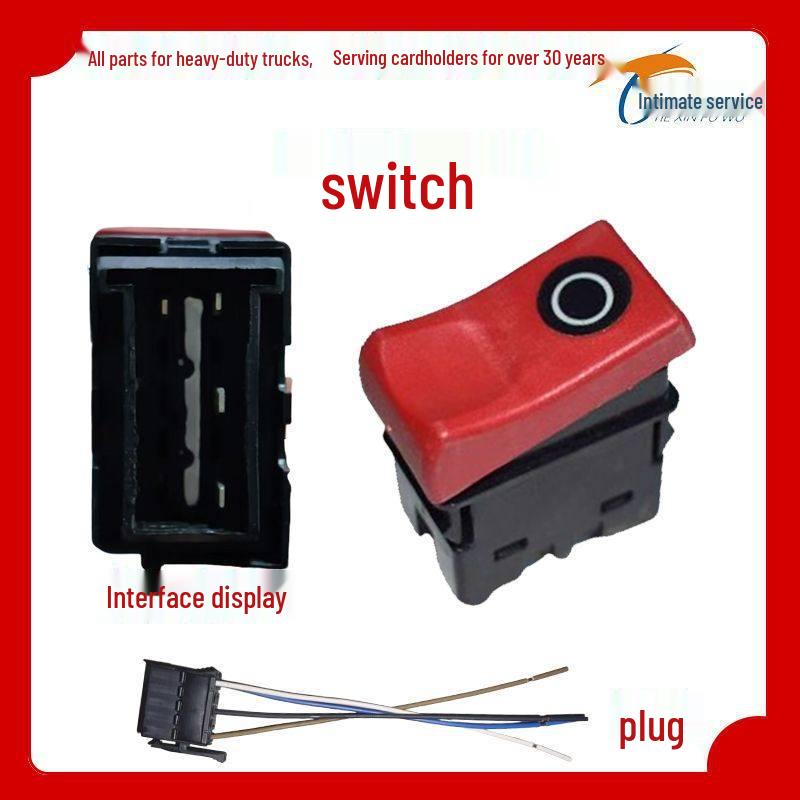 

Dongfeng Tianlong/Tianjin Dalijin Power Switch Button (Part No: 3750130-C0100) Standard