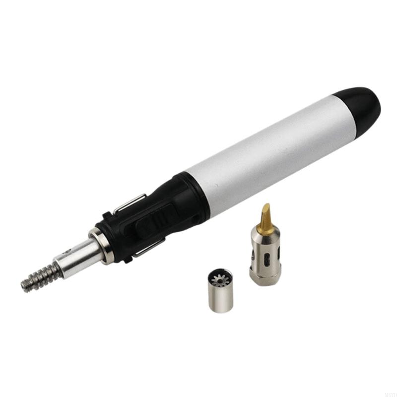 Professional Soldering Iron Set,Gas Soldering Iron, Cordless and Portable with Adjustable Soldering Temperature M4YD