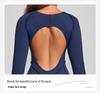 Women's Color Block Stand Collar Jumpsuit - Half Zipper Yoga Fitness Wear for High-Intensity Sports