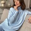 Womens Trendy Long Sleeve Hoodies Tops Oversized Sweatshirts Turtleneck Pullover Fall Turtleneck Sweater Outfits