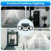 74 LED Outdoor Solar Light Triple-Head Rotatable Wall Mount Lamp PIR Motion Sensor Security Light for Home Garden Yard Road
