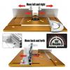 Aluminium Router Table Insert Plate Woodworking Trimmer Electric Wood Milling Flip Plate With Miter Gauge for DIY Working Benche
