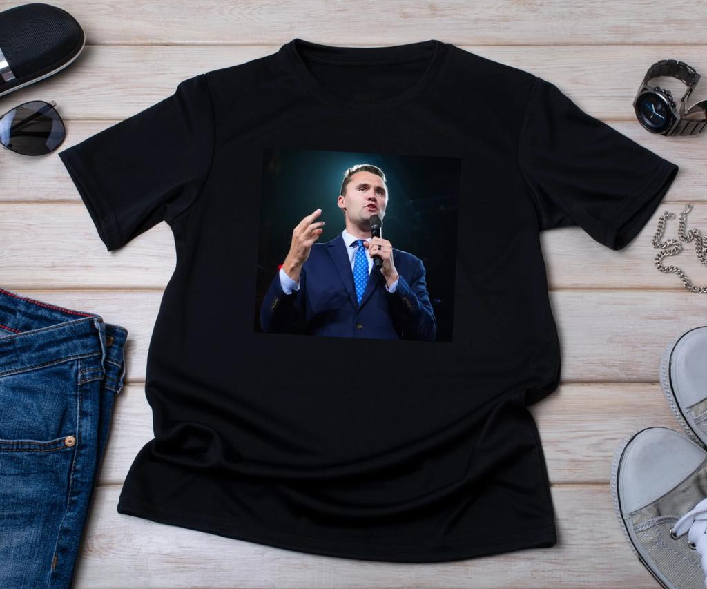 Charlie Kirk T Shirt Mens Womens Tees Top