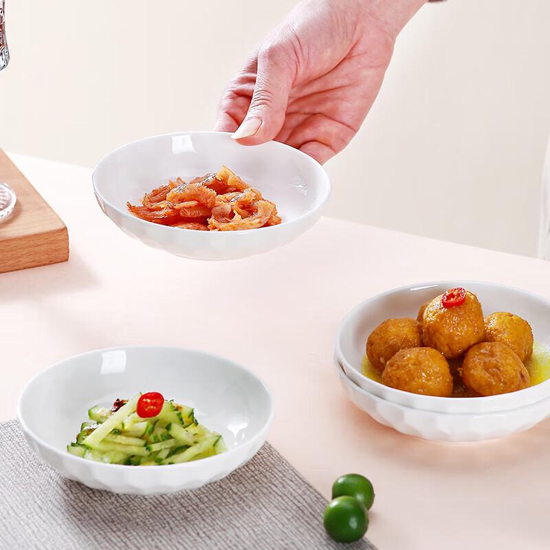 Sky Top Crystal Series 4.75-inch Bone China Snack Plates - Set of 4 набор из 4 цветов