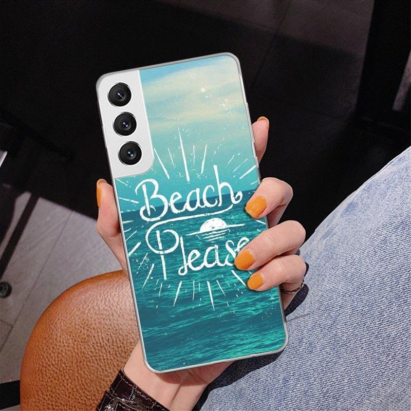 Surfbrett Surfen Surf-Mädchen Sommer Handyhülle für Samsung Galaxy S26 S25 Edge S23 S24 Ultra S22 Plus S21 S20 FE Einzigartige Hülle Sof