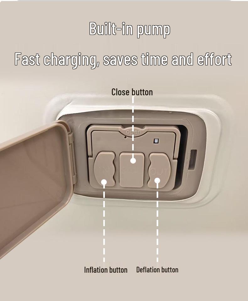 Automatic Inflatable Camping Sofa Bed with One-Button Inflation