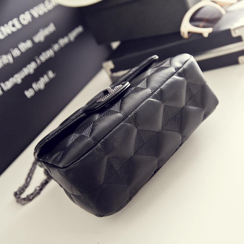 Geantă mică nouă cu lanț de diamant, geantă de umăr oblică la modă pentru femei, geantă de damă