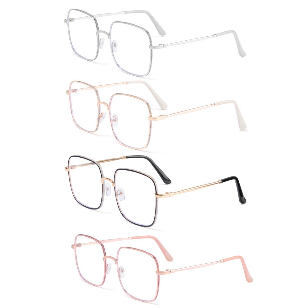 

Винтажные квадратные очки для близорукости, большие очки, очки с бриллиантами, компьютерные очки