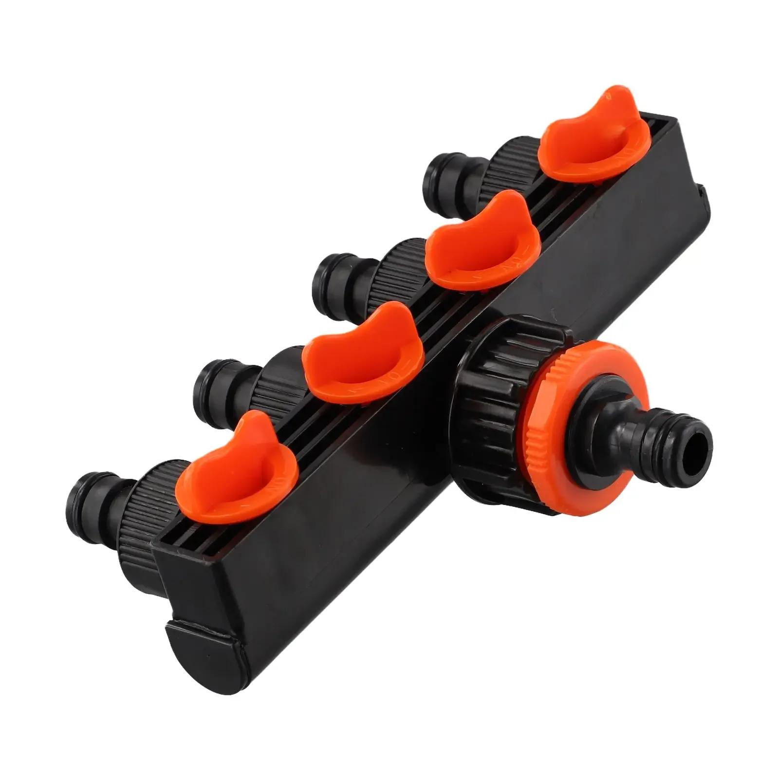 

Wide Range New Practical Faucet Dispenser Distributor Faucet 183*122MM 4 Way Hose Garden Leakproof Plastic Watering Connector China Mainland