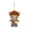 Cartoon Rilakkuma Plush Bear Doll Keychain Bag Pendant Toy Accessories Gifts