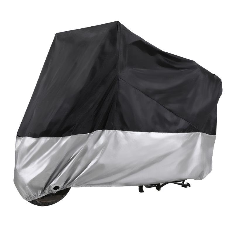 Waterproof 190T Oxford Cloth Motorcycle Cover - Full Protection Against Sun & Rain Small