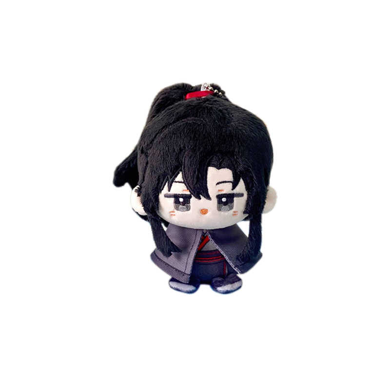 Mo Dao Zu Shi Wei Wuxian Lan Wangji 12cm Peluche Portachiavi Anime Il Grande Maestro della Coltivazione Demoniaca Peluche Giocattolo Ciondolo