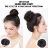 Fluffy Invisible Seamless Bun High Temperature Silk Hair Decoration New Hair Tie  Girls