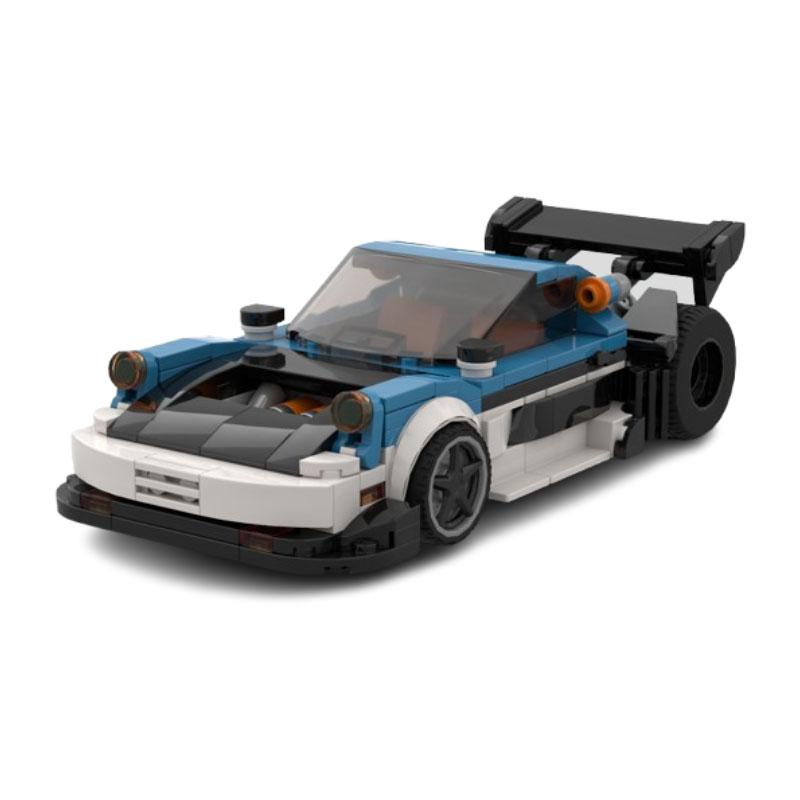 326-piece small particle building blocks turbo-charged speed racing car model vehicle toy gift set