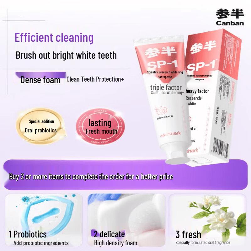 NYSASA Probiotic Whitening Toothpaste - Jasmine Scent