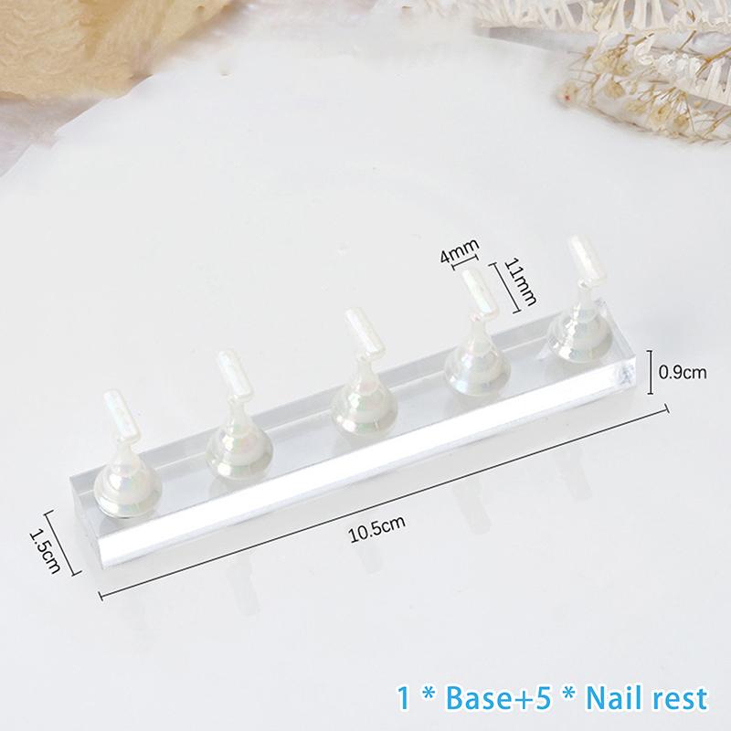 

1 комплект магнитный держатель для ногтей набор подставка-основа для тренировки с типсами для наращивания акриловые полки для демонстрации дисплей для нейл-арта