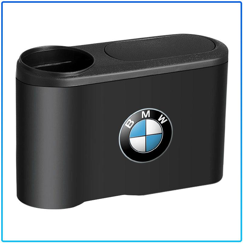 Trash Can Auto Emblem Garbage Box Bin Storage Car Accessories For BMW M Performance 1 3 5 7 Series M3 M4 M5 M6 X1 X3 X5 X6 X7 E30 E34 E36 E39 E4