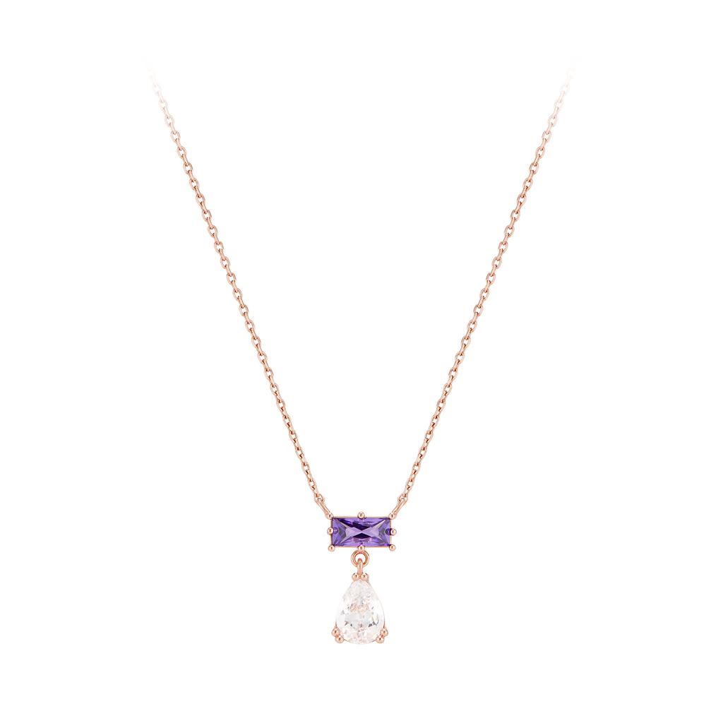 Paul Brial Square Purple Necklace Pysn0081_Pg