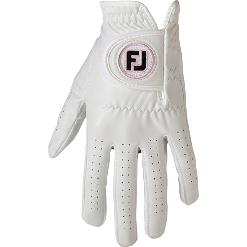

FootJoy Nanolock Lady Golf Gloves, Ambidextrous (for both hands), Women s, 18cm, White, FGNL4PRWT-18