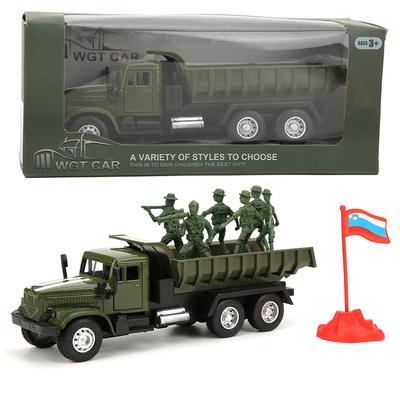 1:43 Kind Kind Rückziehauto Spielzeug Hochsimulations-Fahrzeugmodell mit Licht SoundTruck