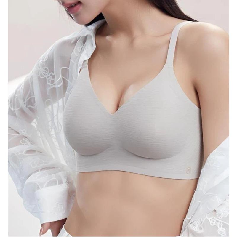 Women S Seamless Wireless Push Up Bra Thin Breathable Summer Underwear