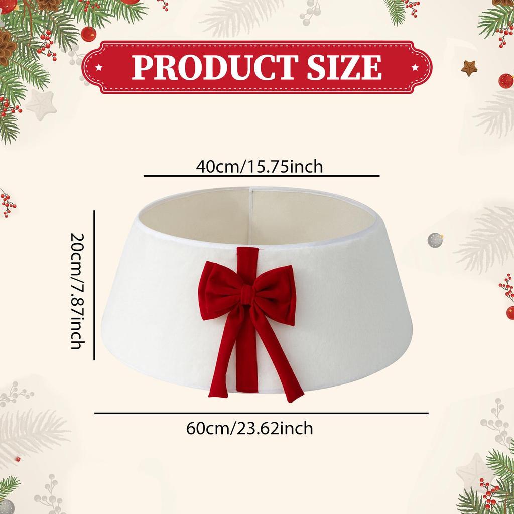 Christmas Tree Skirt Base Cover Festivals Parties for Artificial Trees Holiday Decorative