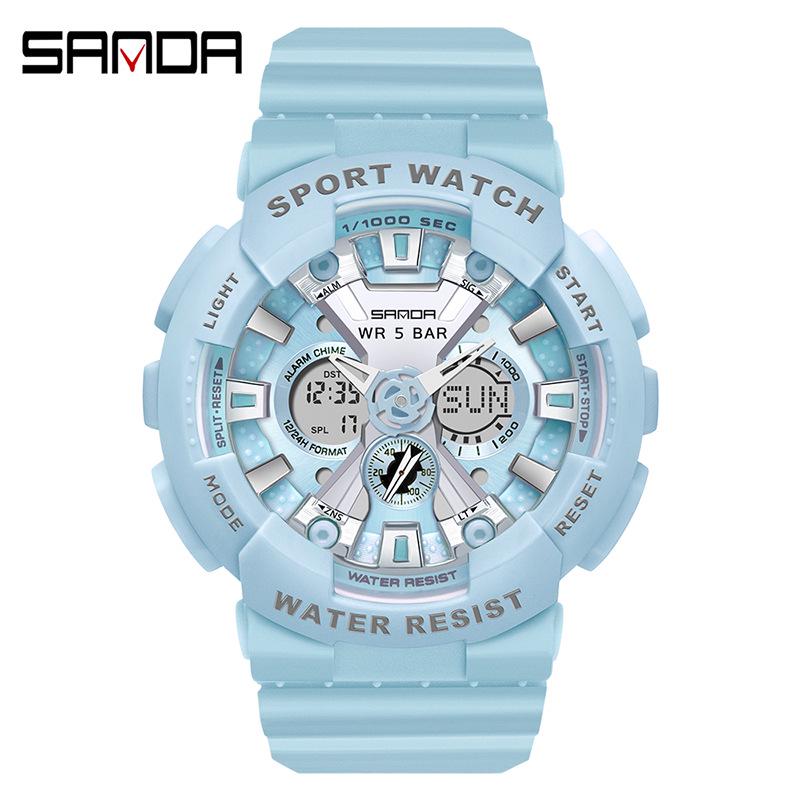 Sanda Original Unisex Wasserdichte Sportuhr - Multifunktionales und Stilvolles Design