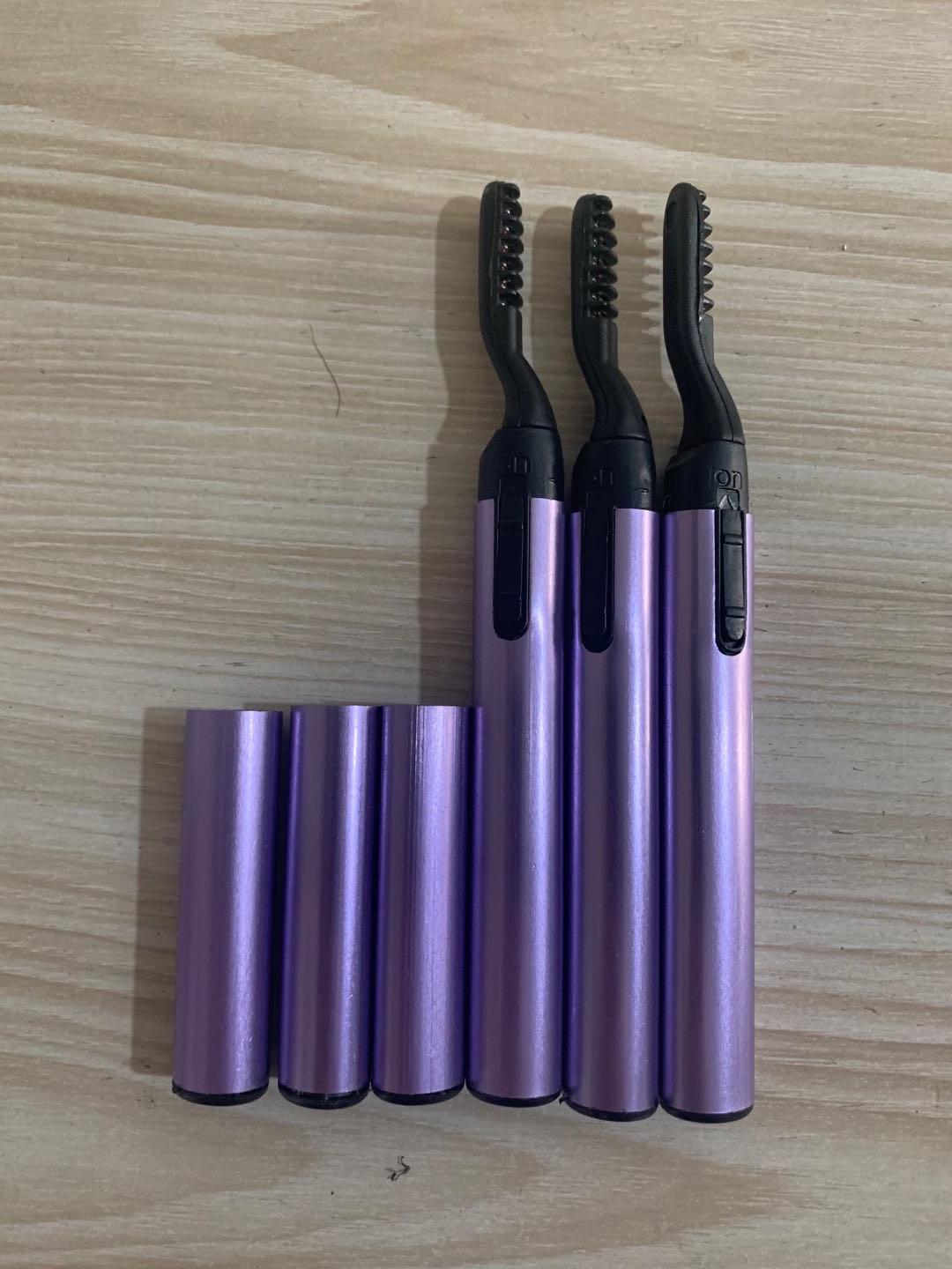 

Mini Portable Electric Eyelash Heating Curler Pen фиолетовый