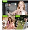 2.01 Inch Vlog Selfie Monitor Screen Magnetic Phone Back Camera Selfie Monitor for Live Streaming White