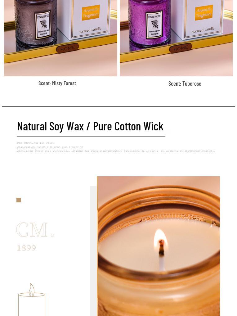 Embossed Glass Cup Aromatherapy Candle Gift Set - Smokeless & Creative Festival Souvenir