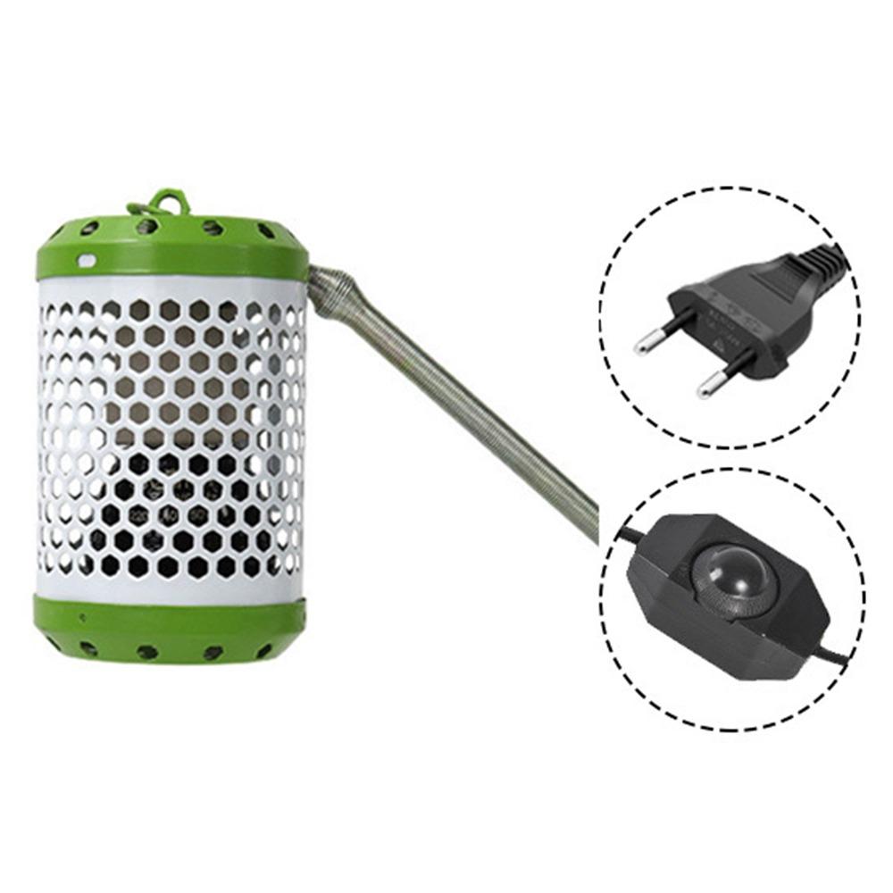 Metal Chew-Proof Wire Ceramic Heating Lamp Anti-Bite Bird Cage Heater Durable Bird Warmer  Indoor
