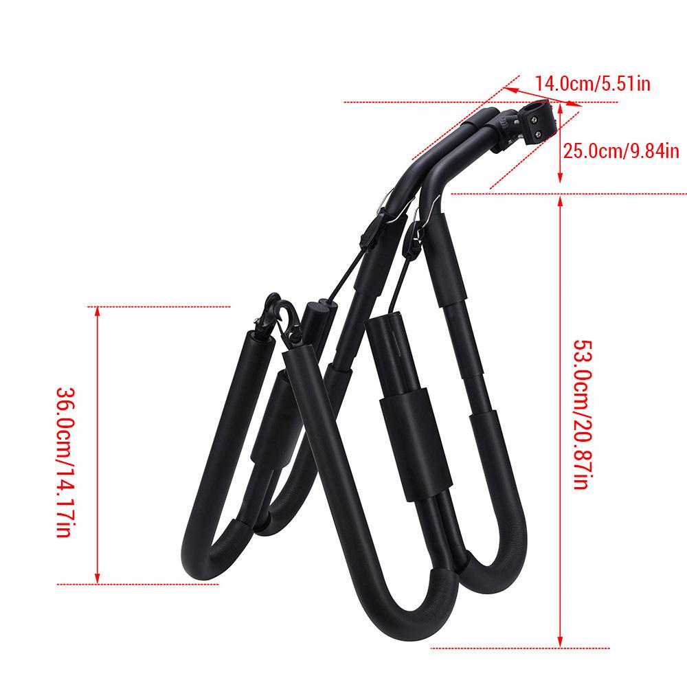 Bike Surfboard Rack Holder Double-Board Portable Adjustable Side Carrier Surf Rack Wakeboard Wind